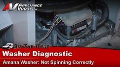 Amana Washer Repair - Not Spinning Correctly - Drive Belt