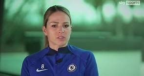 Chelsea midfielder Melanie Leupolz discusses her pregnancy journey as a professional footballer
