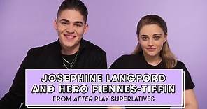 Hero Fiennes-Tiffin and Josephine Langford from 'After' Reveal Who's the Biggest Romantic and More