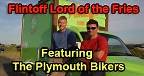 Flintoff Lord of the fries with the Plymouth Bikers