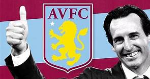 Unai Emery is announced as Aston Villa coach