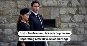 Justin and Sophie Trudeau separate after 18 years of marriage