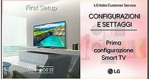 TV LG | Configurazione iniziale Smart TV WebOS 22