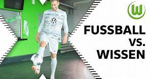 Torhüter hält Ball hoch-geht das gut? Niklas Klinger - Keepy-Uppy-Challenge | VfL Wolfsburg