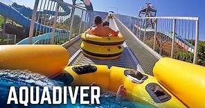 All Water Slides at Aquadiver Water Park in Spain!