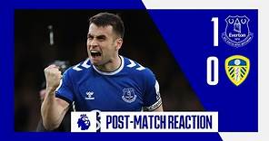 EVERTON 1-0 LEEDS UNITED | Seamus Coleman's reaction