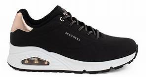 Skechers Γυναικείο Sneaker Uno-Shimmer Away Black 155196/BLK