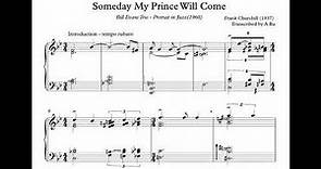 Bill Evans - “Someday My Prince Will Come” Transcription by A Bu