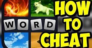 4 Pics 1 Word - HOW TO CHEAT - Part 2 (iPhone Gameplay Video / 4 Pics 1 Word Cheats)