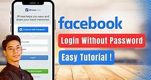 How to Login Facebook Without Password !