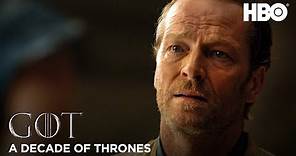 A Decade of Game of Thrones | Iain Glen on Jorah Mormont (HBO)