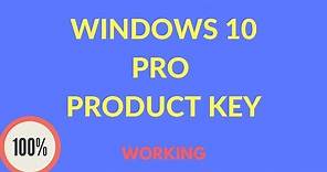WINDOWS 10 PRO PRODUCT KEY IN 2020