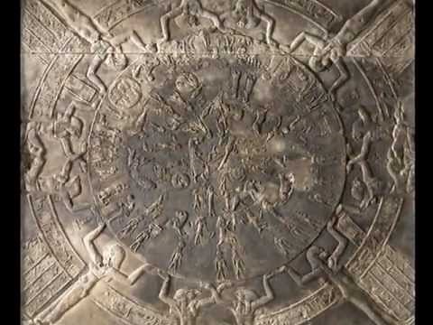 Le Zodiaque de Denderah exposé au Musée du Louvre
