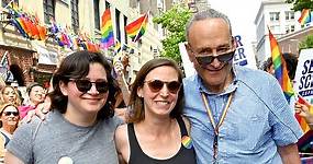 Sen. Chuck Schumer's Lesbian Daughter and Her Wife Welcome Son