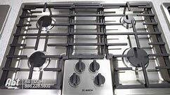 Bosch 500 Series 30 Gas Cooktop NGM5055SS Overview