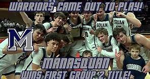 Manasquan 62 Caldwell 29 | Group 2 Final | Boys Basketball highlights | Darius Adams 22 points