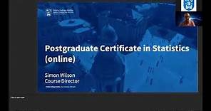 Postgraduate Certificate in Statistics at Trinity College Dublin