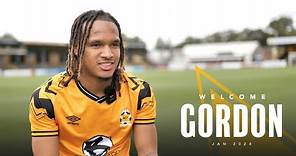GORDON SIGNS! ✍️ John-Kymani Gordon joins on loan