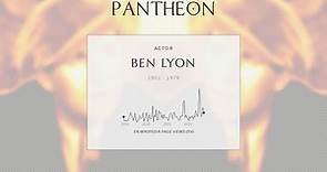 Ben Lyon Biography - American actor