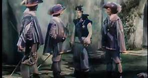 Los tres mosqueteros, fragmento a color 6. Cantinflas. 1942.