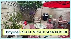 A small-space urban patio makeover