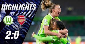 Mit starkem Auftritt ins Halbfinale! | VfL Wolfsburg - FC Arsenal | Highlights UWCL