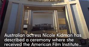 Nicole Kidman honoured with AFI life achievement award in Los Angeles