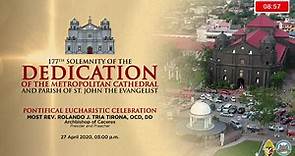LIVE | SOLEMNITY OF THE DEDICATION OF THE NAGA METROPOLITAN CATHEDRAL
