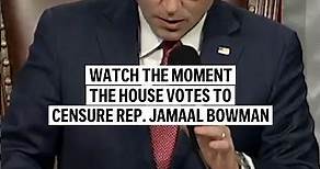 Watch the moment the House votes to censure Rep. Jamaal Bowman