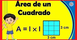 ✅ Calcular el Área de un CUADRADO Fácil - Ejemplos Resueltos | Figuras Geométricas