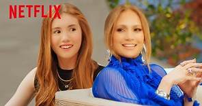 JLo Explains Menudo and Flip Phones to her Daughter from The Mother | Netflix