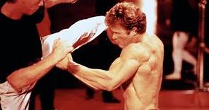 Jeff Wincott fight scenes (1) "Martial Outlaw" karate, Kali, eskrima martial arts archive