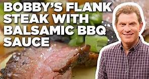 Bobby Flay's Flank Steak with Balsamic BBQ Sauce | Grill It! with Bobby Flay | Food Network