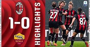 Highlights | AC Milan 1-0 Roma | Matchday 8 Women's Serie A 2020/21