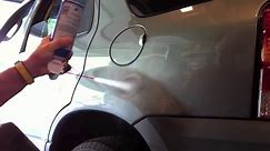 Paintless Dent Repair Using a Heat Gun and a Can of Compressed Gas Duster