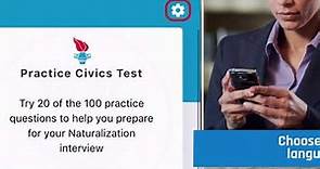 USCIS: Civics Test Study Tools App
