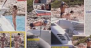 Ilaria D’Amico in pose bollenti per Gigi Buffon: docce sexy al mare (FOTO)