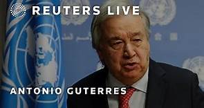 LIVE: UN Secretary-General Antonio Guterres discusses 2024 priorities