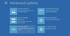 Windows 10: Resolve startup problems with the Advanced Boot Options