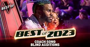 Coaches in SHOCK when hearing their OWN SONGS on The Voice 2023 | Best of 2023
