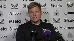 Carabao Cup - Newcastle vs. Man City - Eddie Howe: Pre-Match Press Conference