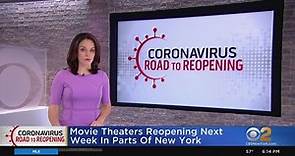 Movie Theaters Reopening Next Week In Parts Of New York