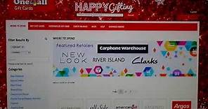 One4All multi store gift card: review and my nasty surprise ! Still valid for 2022.