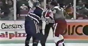 Dave Brown vs Bob Probert Jan 9, 1991