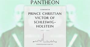 Prince Christian Victor of Schleswig-Holstein Biography - English cricketer and member of the royal family (1867–1900)