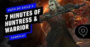 Path of Exile 2 - 7 Minutes of Warrior & Huntress Gameplay | gamescom 2023