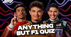 'I'm Gonna Be Much Better At This Than The F1 Stuff!' 😅 | The Anything But F1 Quiz! | Episode One