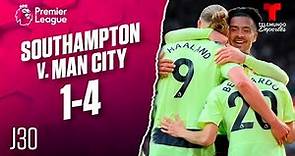 Highlights & Goals | Southampton v. Man. City 1-4 | Premier League | Telemundo Deportes