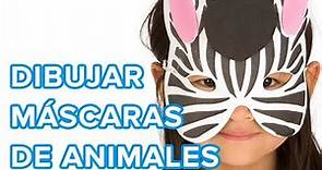 Cómo dibujar máscaras de animales para carnaval | 7 ideas muy fáciles para disfraces de carnaval