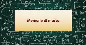 Memorie di massa